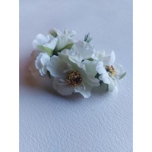 Букетики "Маки" на веточке (6 шт) цв. молочный, цена за пучок